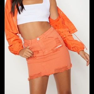 Pretty little thing orange skirt
